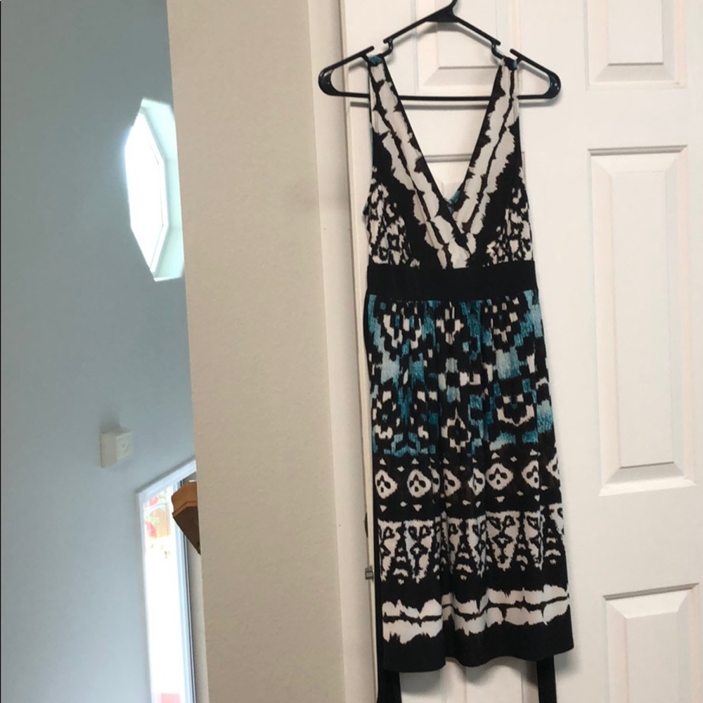 Multicolor tank dress